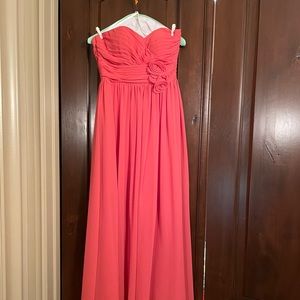 Coral Bridesmaid/Formal Dress